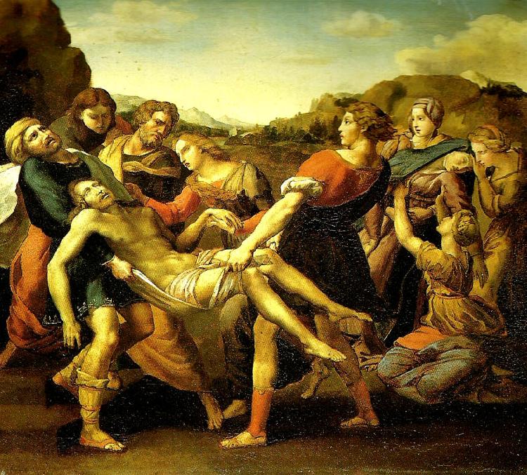 Theodore   Gericault la mise au tombeau France oil painting art